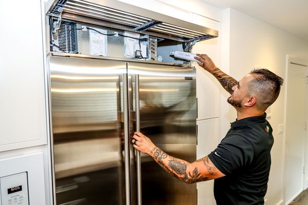 Refrigerator repair serviced by Hometown Hero Appliance Repair technician in Omaha, Nebraska